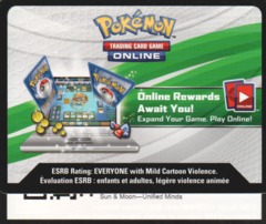 Unified Minds: Unused Booster TCGO Online Code Card